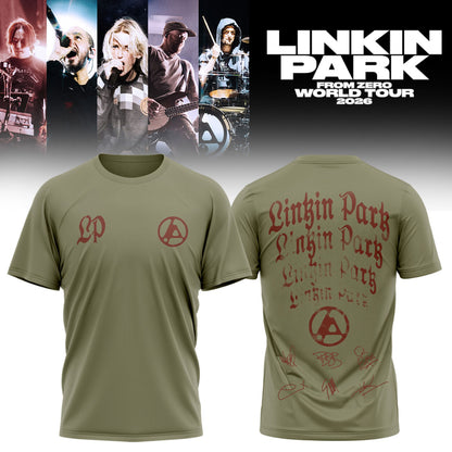 Linkin Park From Zero World Tour 2026 Signed TShirt