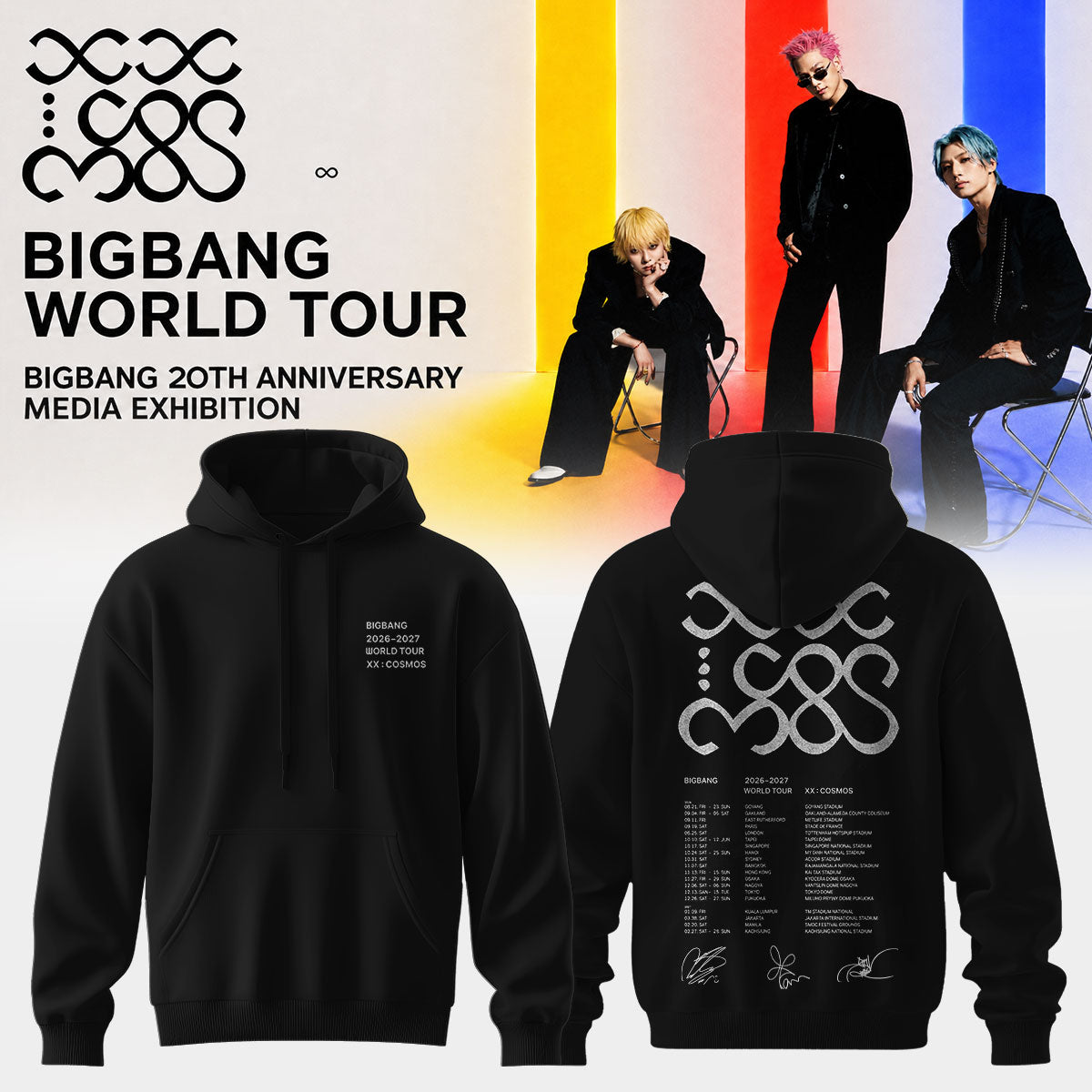 ,,BIGBANG 2026 World Tour Signature Limited Edition – Hoodie