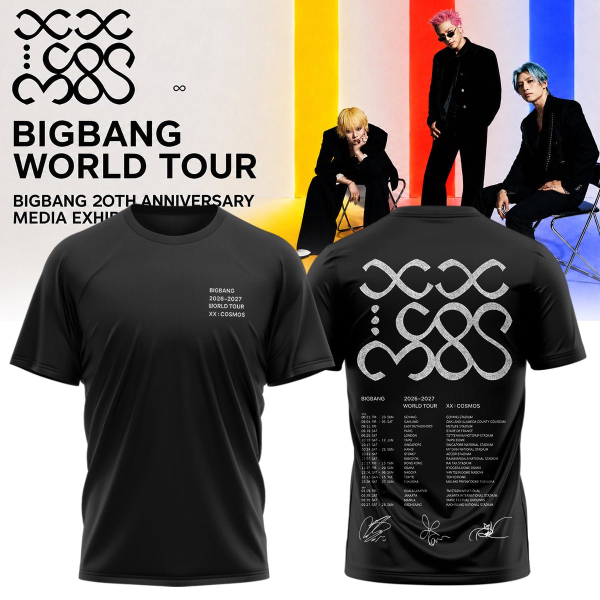BIGBANG 2026 World Tour Signature Limited Edition – Tshirt