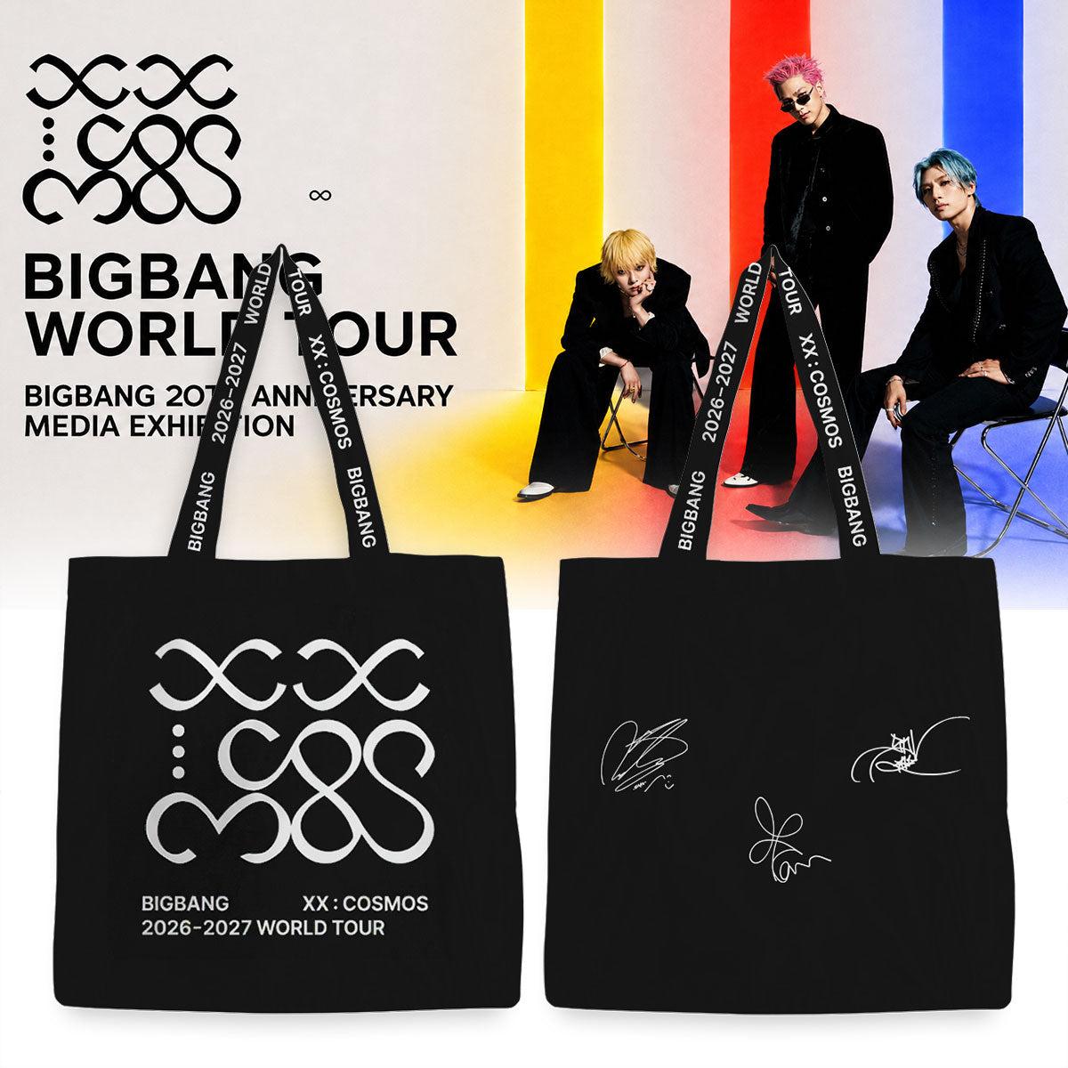 ,,BIGBANG 2026 World Tour Signature Limited Edition Tote Bag