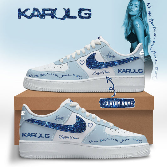 .KaRol G Album “NO ME ARREPIENTO DE SENTIR TANTO” 🩵 – Shoes 1-2