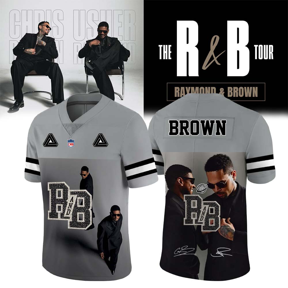 Official Chris Brown R&B Tour Signed Jersey