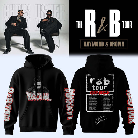 Official Chris Brown R&B Tour Signed Hoodie