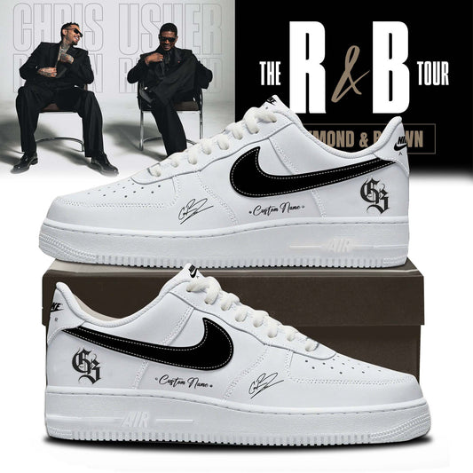 Official Chris Brown R&B Tour Signed Shoes 3
