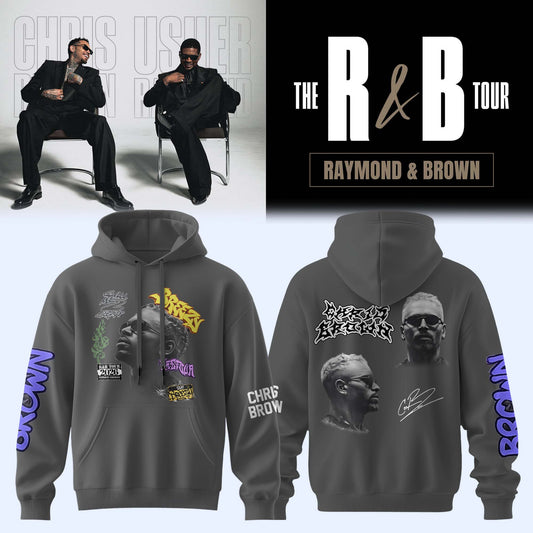 Official Chris Brown R&B Tour Signed Hoodie