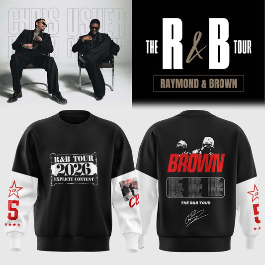 Official Chris Brown R&B Tour Signed Sweatshirt
