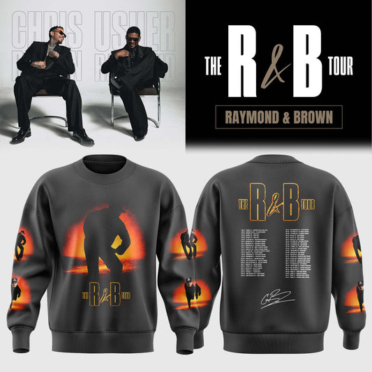 Official Chris Brown R&B Tour Signed Sweatshirt