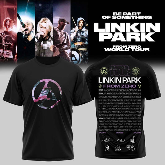 Linkin Park From Zero World Tour 2026 Signed TShirt
