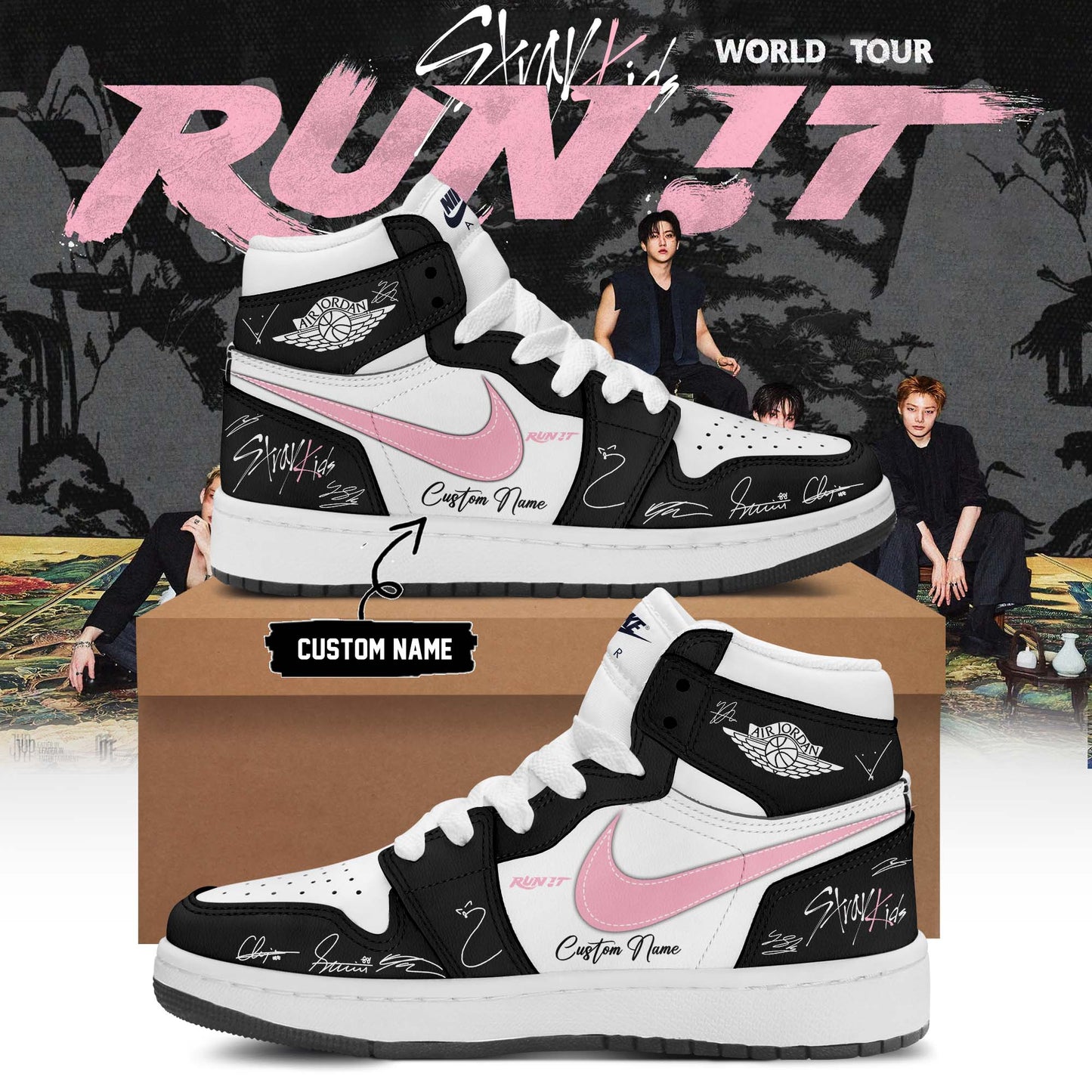 Stray Kids – RUN IT World Tour Shoes