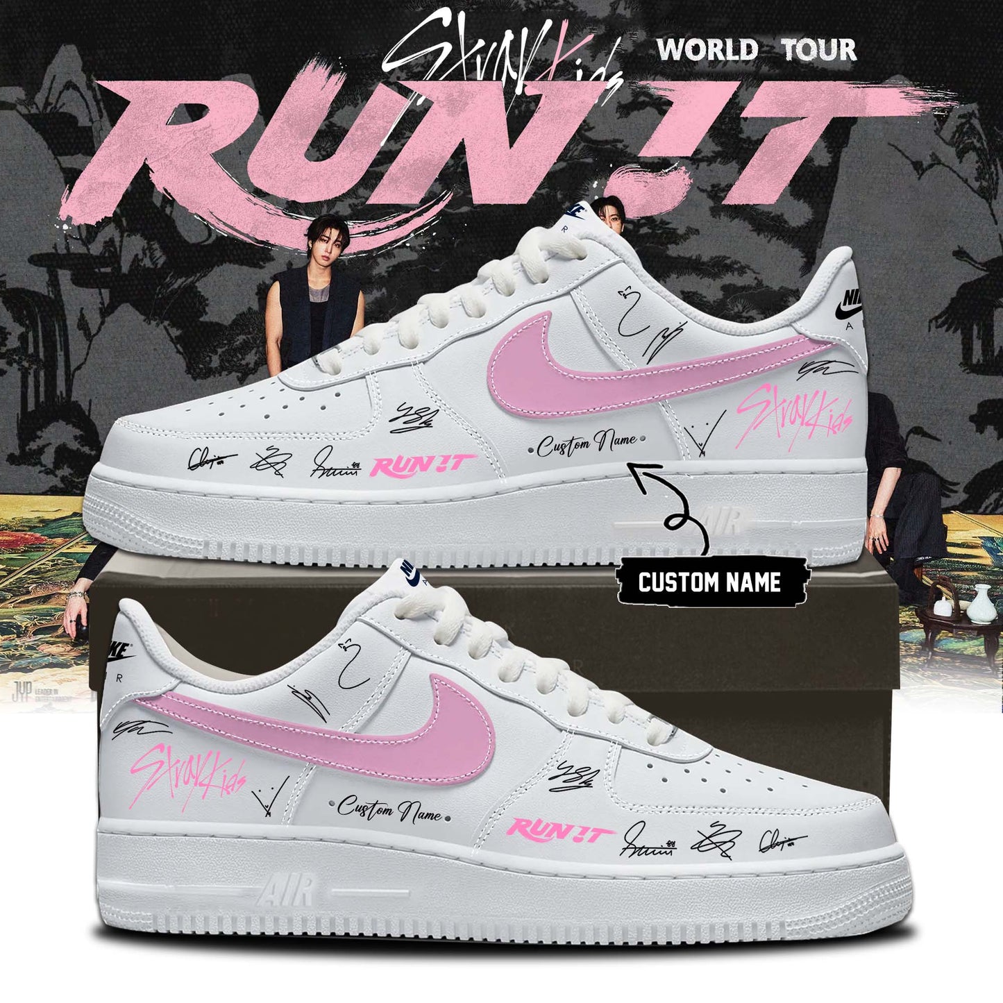 Stray Kids – RUN IT World Tour Shoes