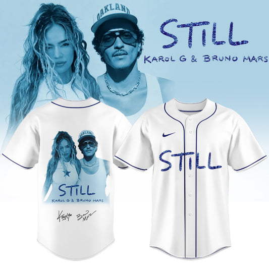 __,,Karol G & Bruno Mars “STILL” – Limited Edition Signature Jersey