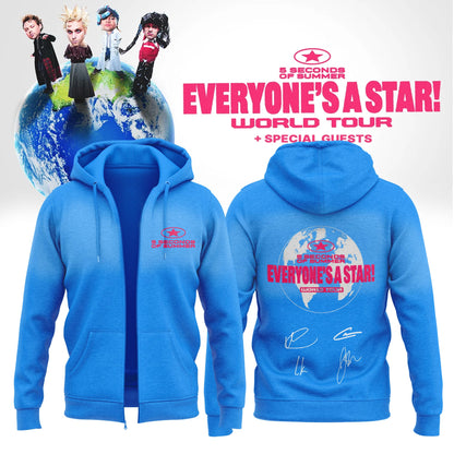 _5SOS EVERYONE’S A STAR! World Tour Ziphoodie