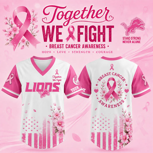 Detroit Lions Breast Cancer Awareness Jersey
