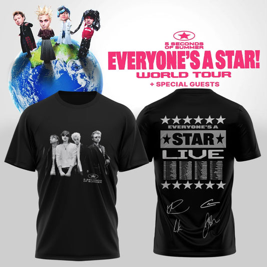 5SOS EVERYONE’S A STAR! World Tour Shirt