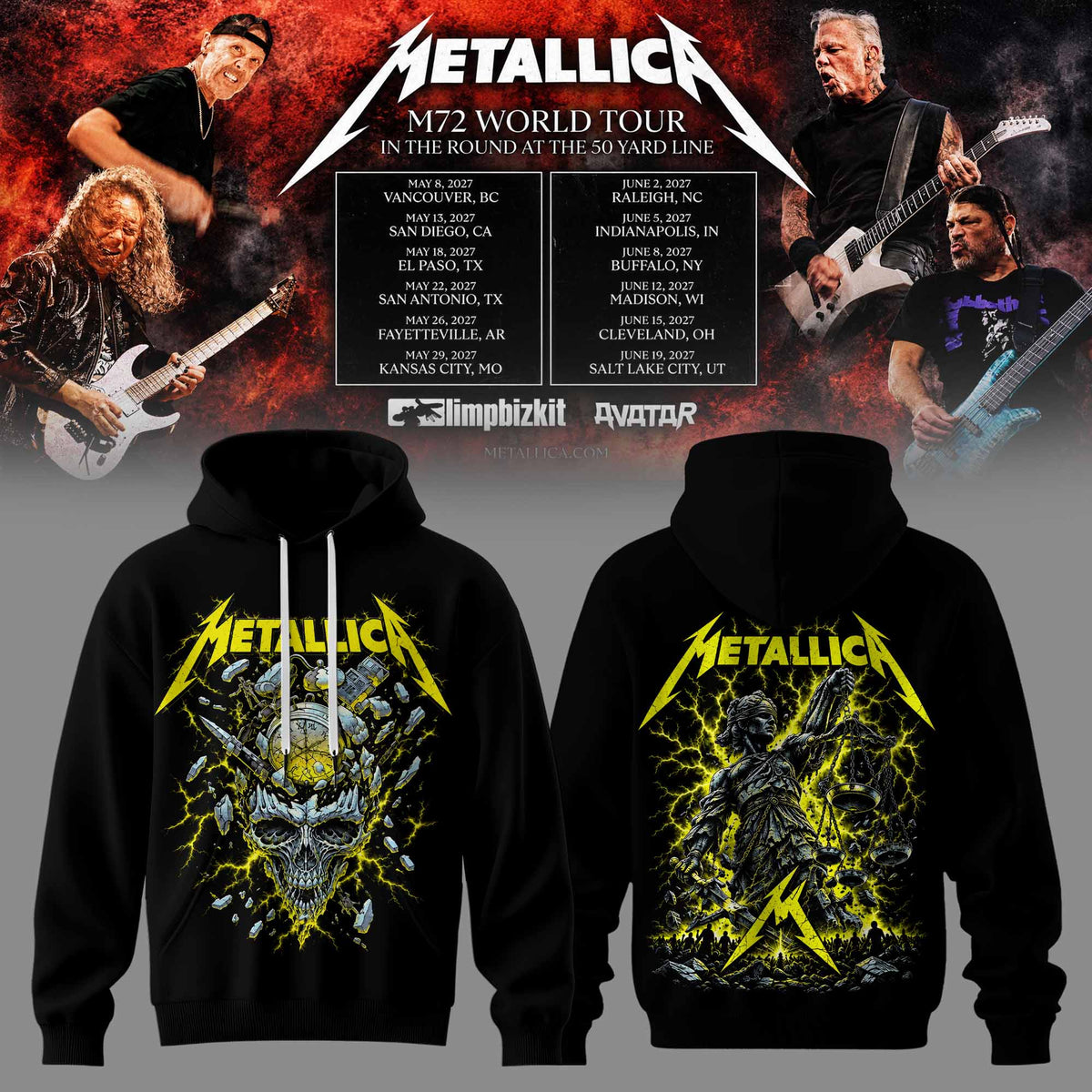 M72 World Tour 2026-2027 3D All-Over Print Graphic Hoodie V4