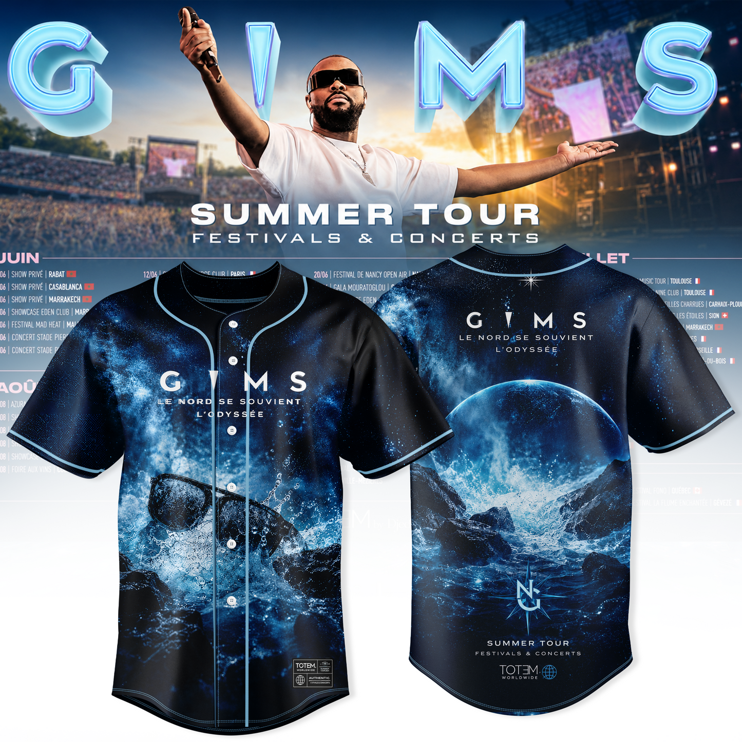GIMS SUMMER TOUR 2026 Tour Jersey