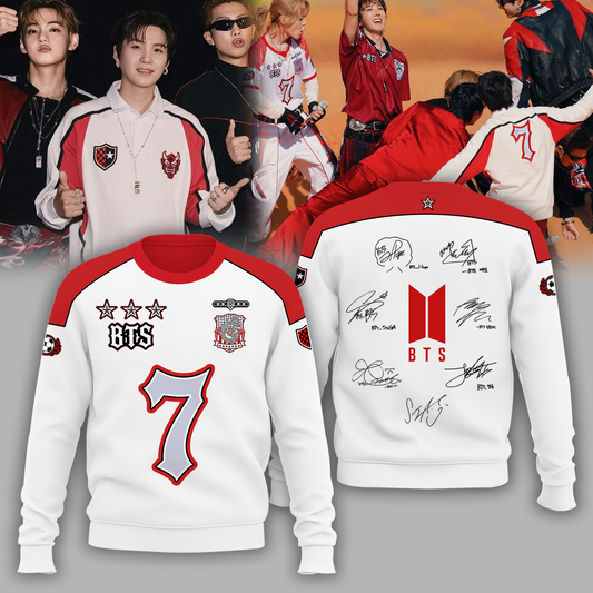 BTS FIFA World Cup Finals Half-Time Show Limited Edition Sweater