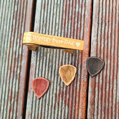 Personalized Fingerprint Guitar Pick, Engraved Custom Capo, Music Gift