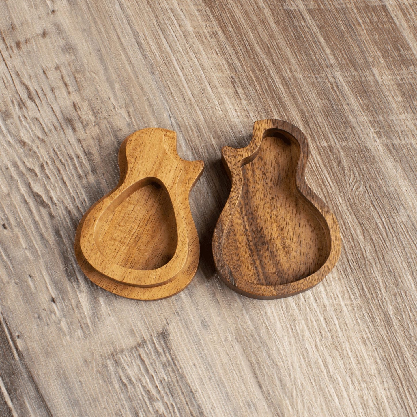 Personalized Custom Wood Guitar Pick with Unique Case, Engrave Holder Box for Wooden Picks, Gift for Musicians Player, Birthday Gifts