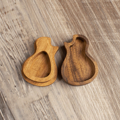 Personalized Custom Wood Guitar Pick with Unique Case, Engrave Holder Box for Wooden Picks, Gift for Musicians Player, Birthday Gifts