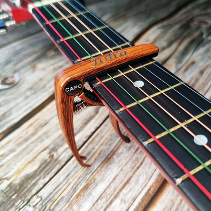 Personalized Custom Wood Guitar Pick with Unique Case, Engrave Holder Box for Wooden Picks, Gift for Musicians Player, Birthday Gifts