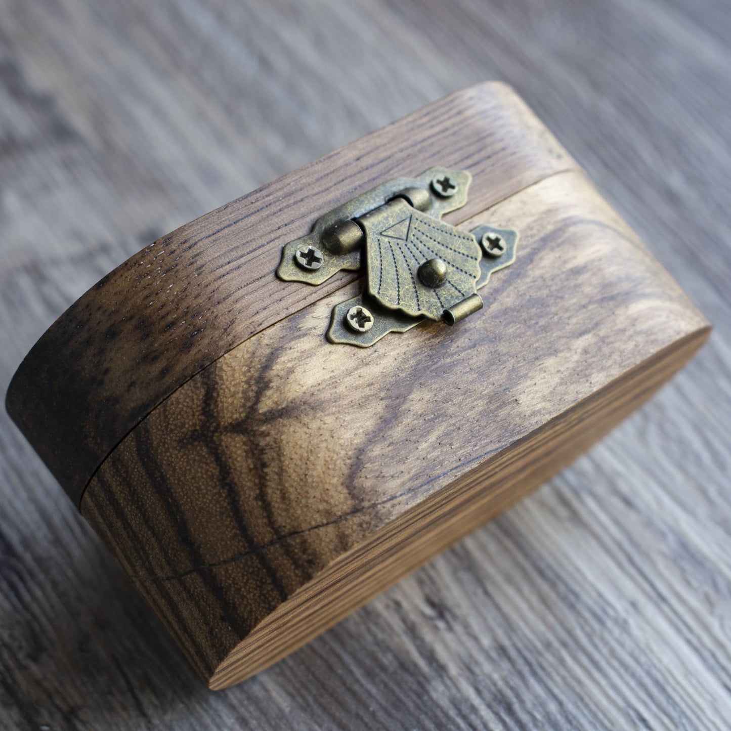 Personalized Zebra Wood Guitar Pick Case: Engraved Plectrum Holder