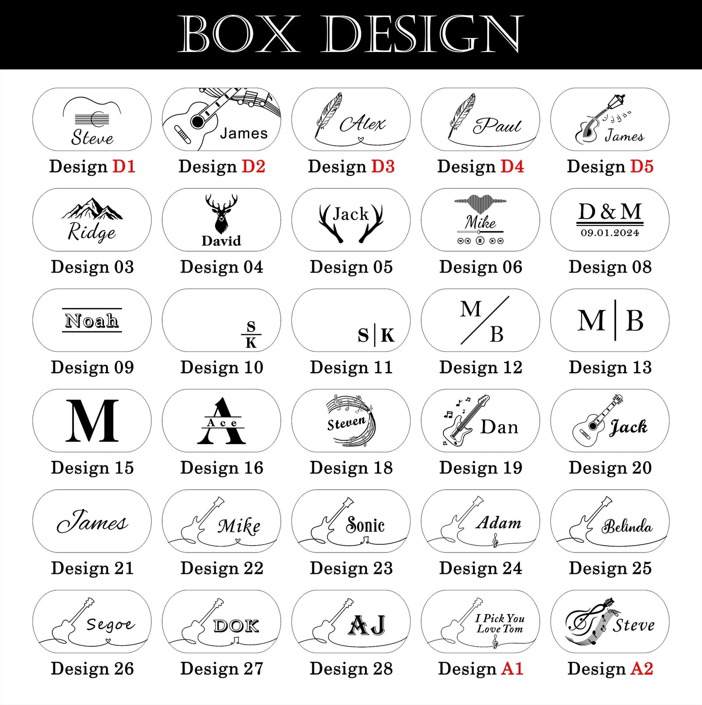 Personalized Zebra Wood Guitar Pick Case: Engraved Plectrum Holder