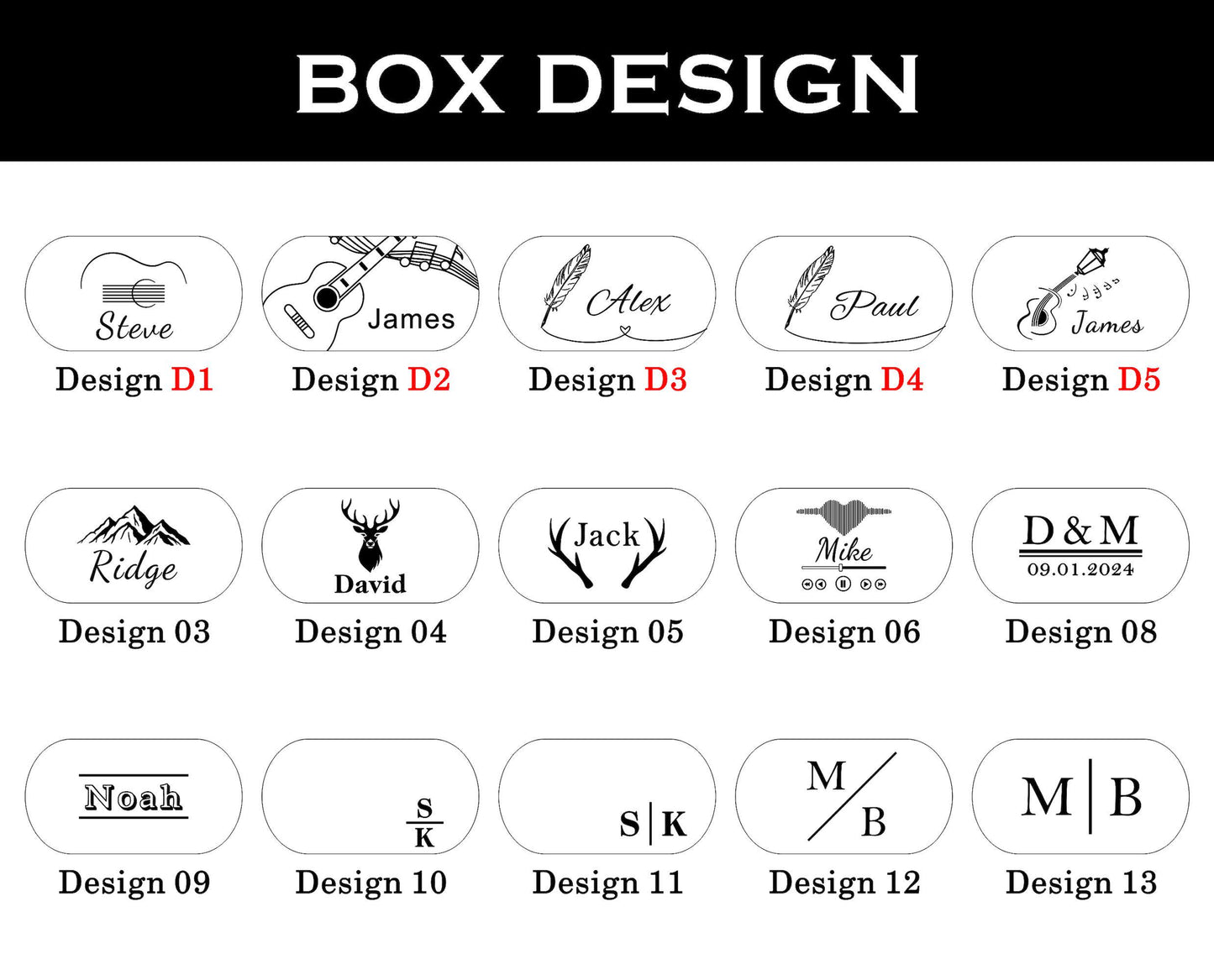 Personalized Wooden Guitar Pick Box: Engraved Plectrum Case, Musician Gift