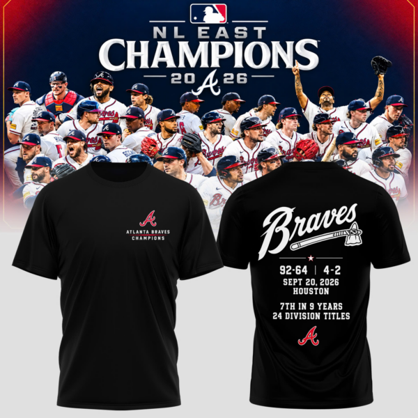 Braves — 2026 NL East Champions T-Shirt