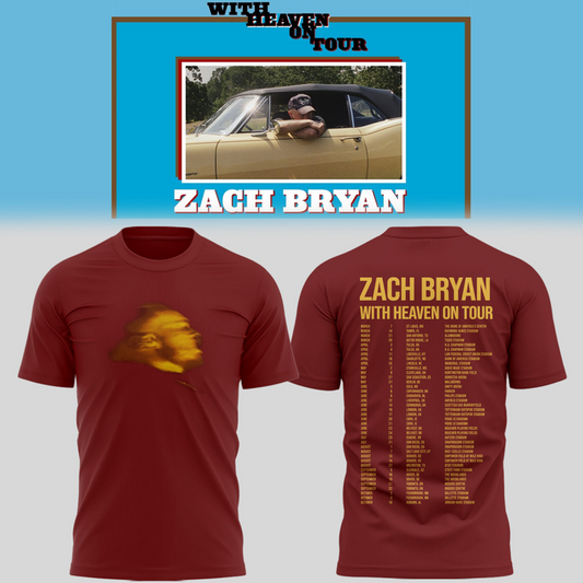 Zach Bryan With Heaven On Tour 11 T-Shirt