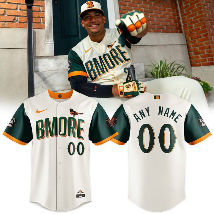 Baltimore Orioles 2026 City Connect Jersey - Custom
