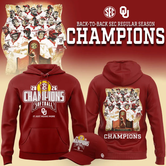 Oklahoma Softball Back-to-Back SEC Regular Season Champs 2026