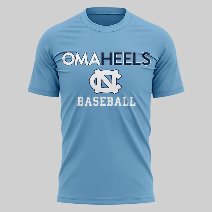 North Carolina Tar Heels 2026 Baseball College World Series Omaheels T-shirt