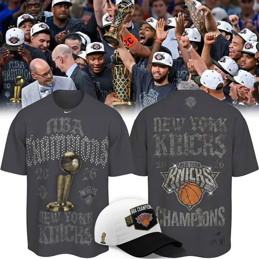 NY Knicks 2026 Finals Champions Limited Edition Locker Room T-shirt