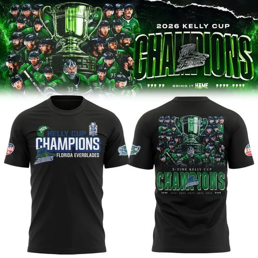T-Shirt - 2026 Kelly Cup Champs Black
