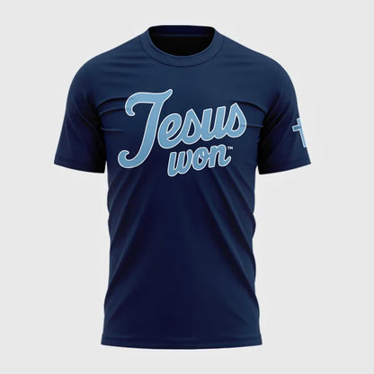 North Carolina Tar Heels JESUS WON T-shirt