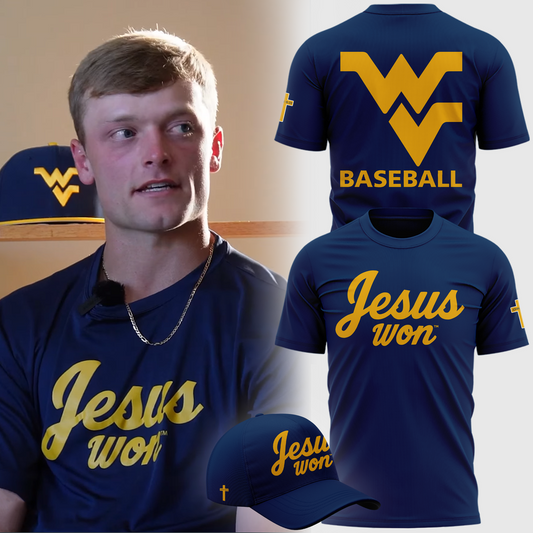 West Virginia Mountaineers JESUS WON T-Shirt