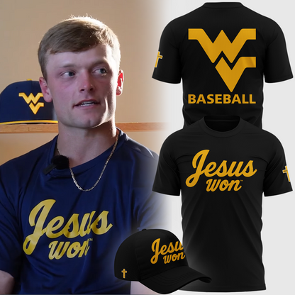 West Virginia Mountaineers JESUS WON T-Shirt