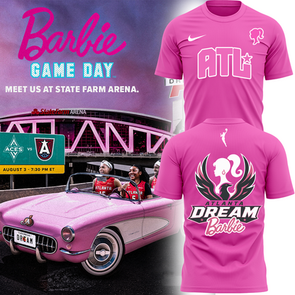 1. Barbie Game Day Atlanta Dream 2026 Shirt