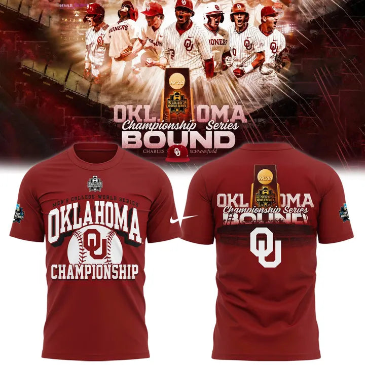 Oklahoma Sooners baseball 2026 Championship T-Shirt