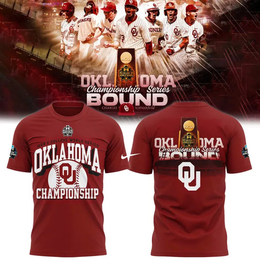 Oklahoma Sooners baseball 2026 Championship T-Shirt
