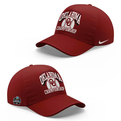 Oklahoma Sooners White 2026 NCAA Division I Baseball National Champions Locker Room T-Shirt