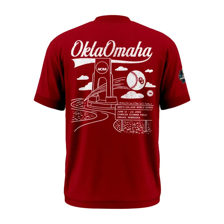 Oklahoma Sooners 2026 NCAA Baseball National Champions Locker Room T-Shirt - Red