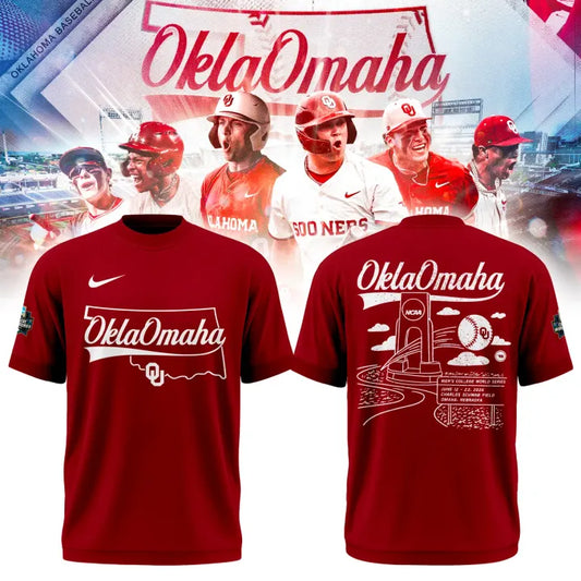 Oklahoma Sooners 2026 NCAA Baseball National Champions Locker Room T-Shirt - Red