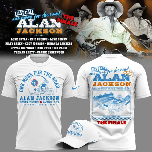 Exclusive Version Alan Jackson “Last Call… The Finale” 2026 Tshirt