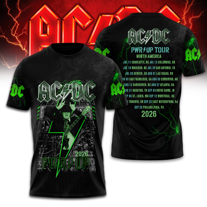 Perfect Edition AC/DC Power Up Tour 2026 T-Shirt