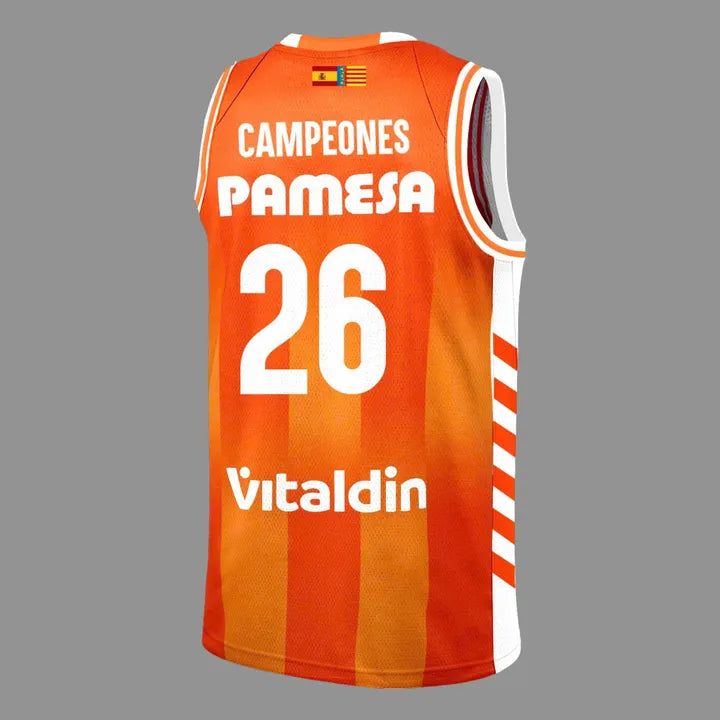 Valencia Basket 2026 Liga Endesa Champions Basketball Jersey