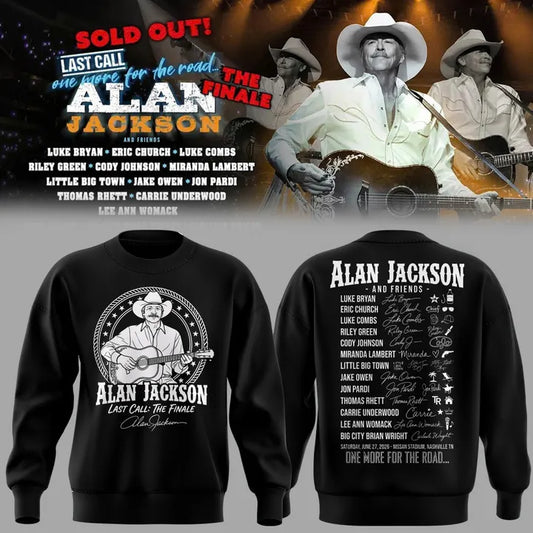 Exclusive Version Alan Jackson “Last Call… The Finale” 2026 Sweater