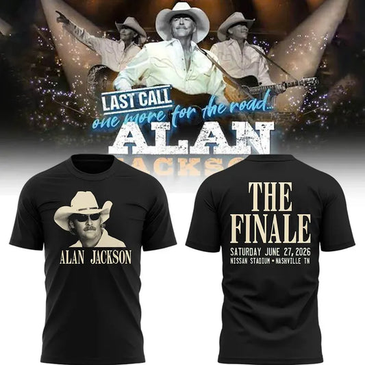 Exclusive Version Alan Jackson “Last Call… The Finale” 2026 Tshirt