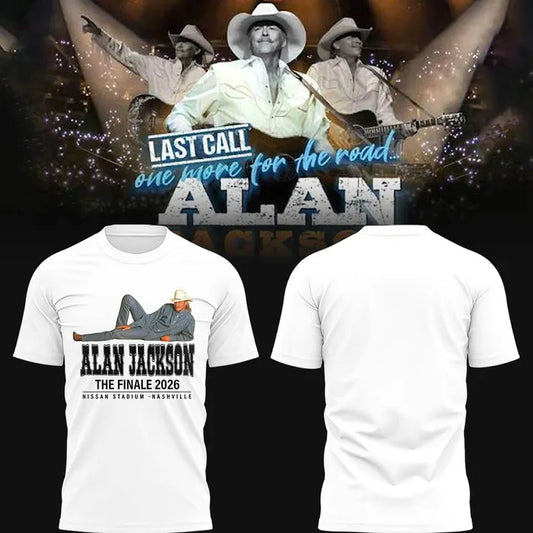 Exclusive Version Alan Jackson “Last Call… The Finale” 2026 Tshirt